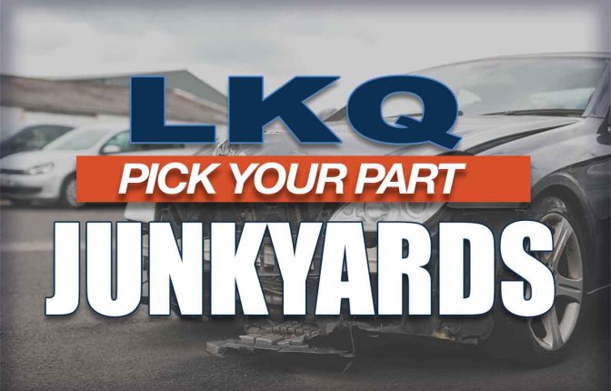 LKQ Junkyard near me, find a Pick Your Part salvage yard near you